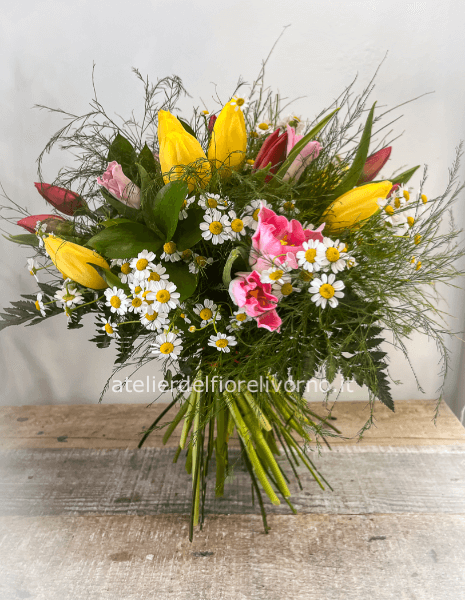 Bouquet di tulipani misti