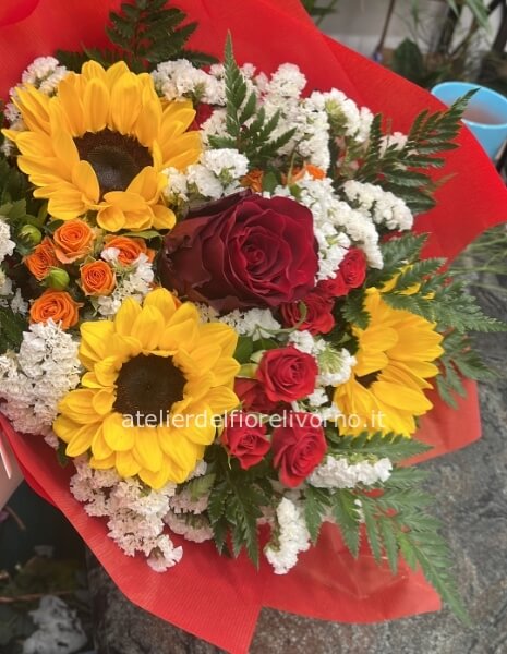 Bouquet " Sunset Love " 