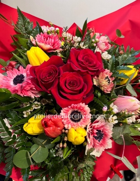 Bouquet " Tulip Lover Roses "