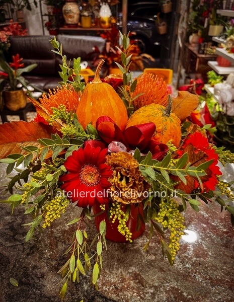 Centrotavola Soffio d’Autunno -  Fiori Freschi